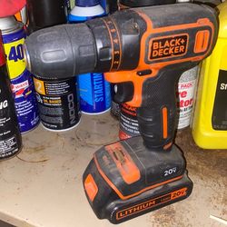 Power Drill black & decker 20 V