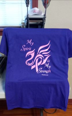 Custom designed Breast Cancer Shirts