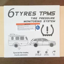 NEW! RV,trailers,rigs ETC tire Pressure Monitoring System, Real-time Display tire Pressure and Temp