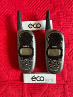 Eco uniden walkie talkie  7 mile range almost new 25$.