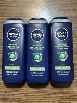Nivea Men Body Wash 3 For $10