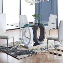 Used  Dining Set With 6 Chairs