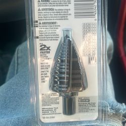 *** x2***** 7/8 in. - 1-3/8 in. #12 Black Oxide Step Drill Bit (5-Steps) 
