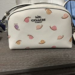 Coach CV267 Madi Crossbody Snail Print