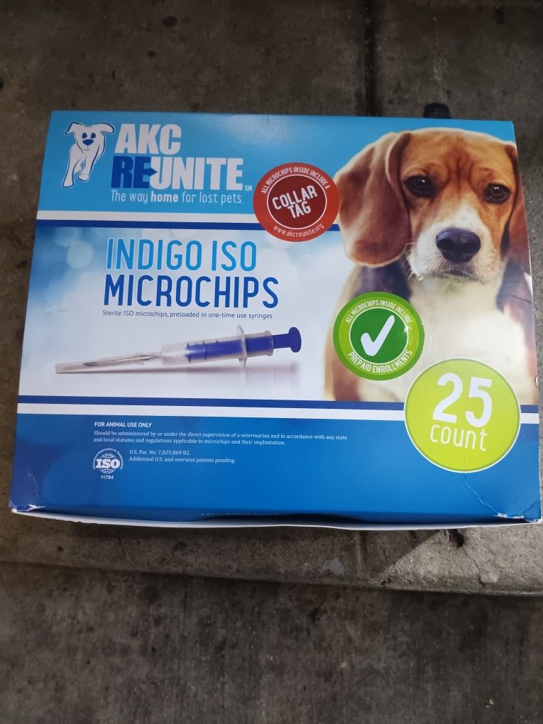 Akcreunite Dog Mircochips