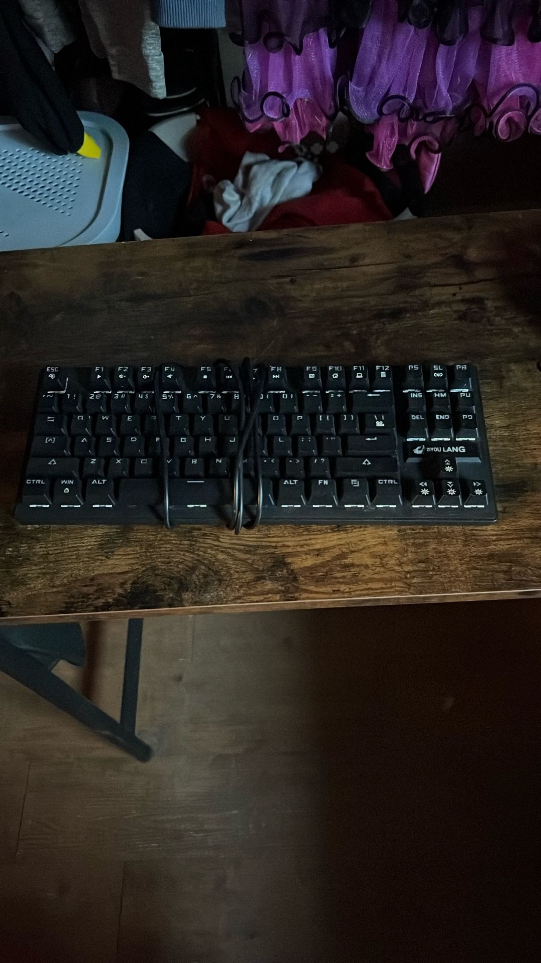 Keyboard With Headset