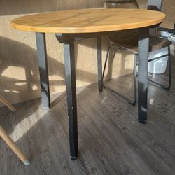 IKEA Gamlared round wood dining table - used