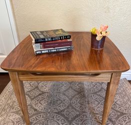 Vintage MCM walnut coffee or side table
