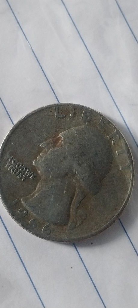 1966 NO Mark Quarter