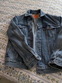 Denim trucker jacket