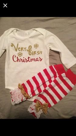 Baby onesie and leg warmers