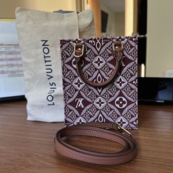 Louis Vuitton Limited Edition Petite Sac Plat Monogram Brown in