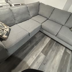 Grey/blue Small Sectional 
