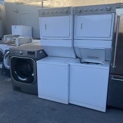 Whirlpool Stackable Washer And Electric Dryer Used 