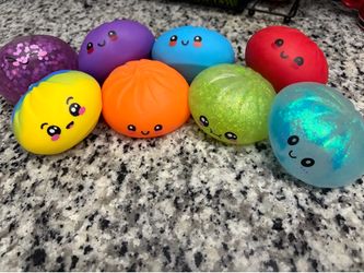 Squishy Dumpling Bundle - 3 Rare Glitter