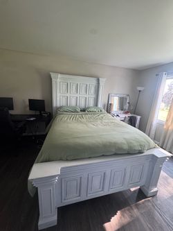 Bed frame and mattress
