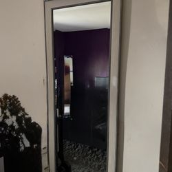 Mirror With Upper Light