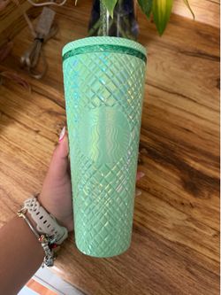 Starbucks Tumbler Iridescent Mint Green