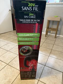 Toro 20V Max Cordless 22” Hedge Trimmer