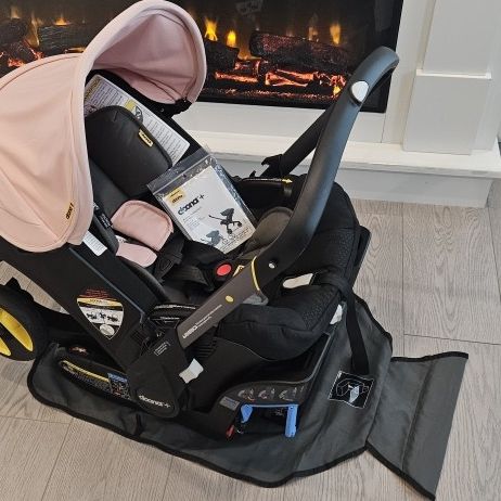 maxi cosi zelia double Maxi-Cosi 2 Luxe+ Travel System retail_backpack Fabric:Black RideSound Pro R1 Bluetooth large removable shopping basket
