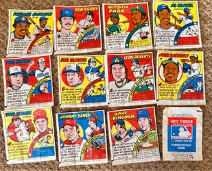 1979 Topps Baseball Bazooka Bubble Gum Player Portraits lot