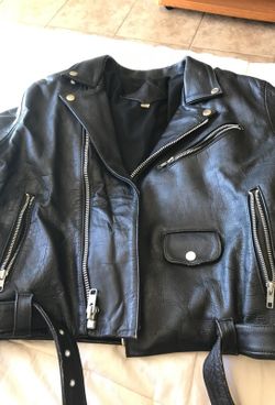Leather jacket