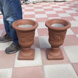 New Flower Pots Made Out Of Cement Perfect Gift 💝 