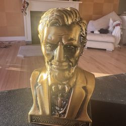 Abe Lincoln Piggy bank vintage