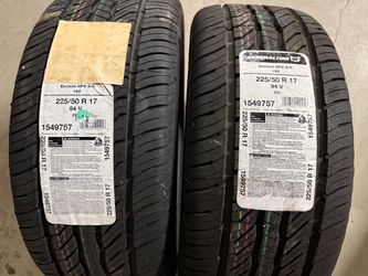 2 Brand new General Exclaim HPX A/S Size 225/50-17 Car Tires