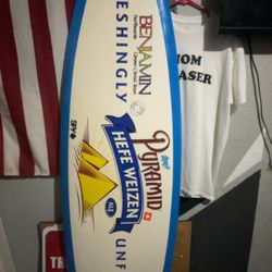 Pyramid Beer Surfboard 