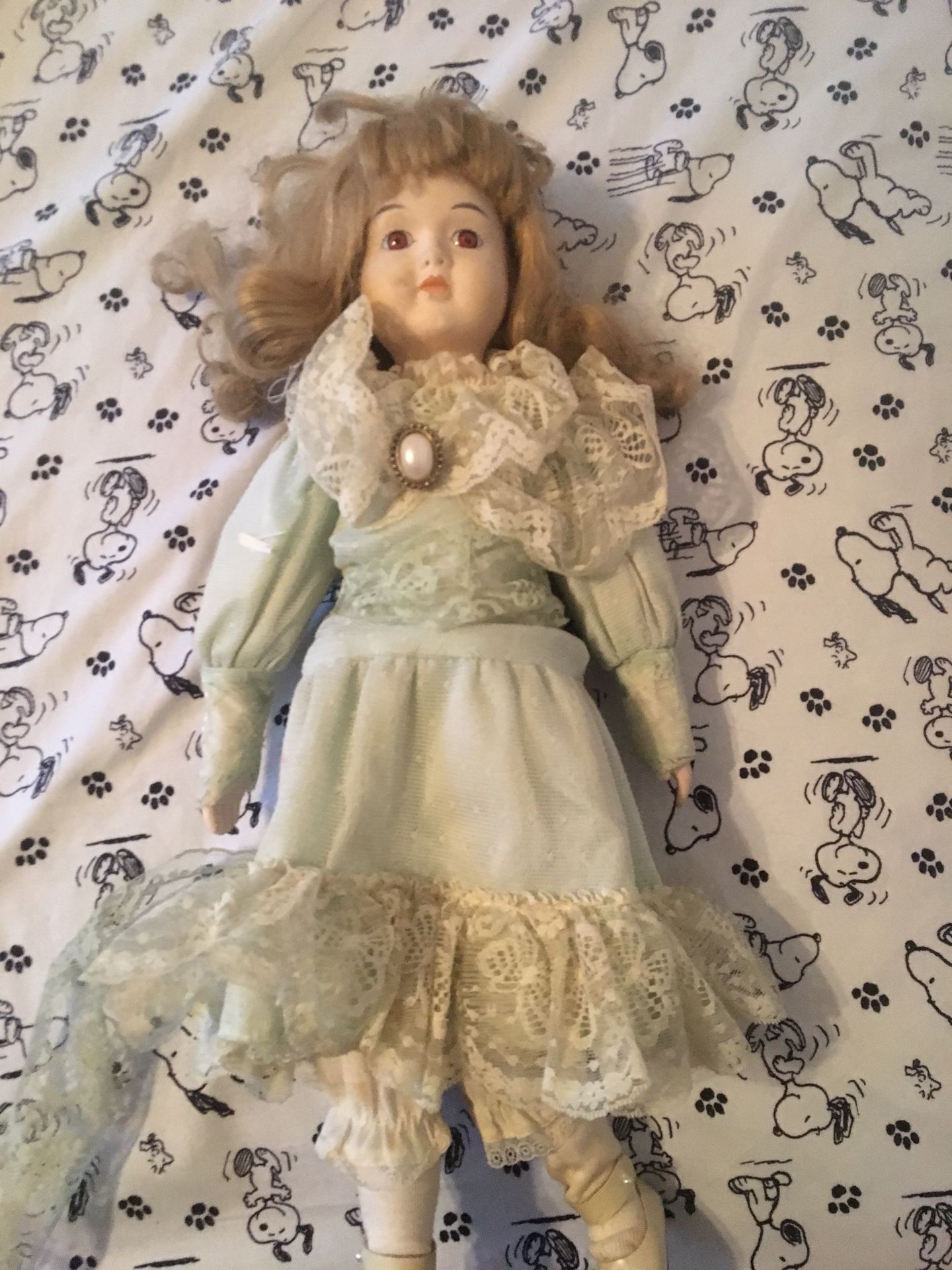 Antique wind up doll