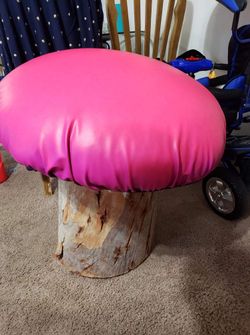 Mushroom kids seat or patio decor