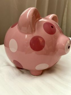 Gorham Piggy Bank Merry Go Round With Polka Dot