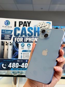Unlocked 128Gb blue 14 scratched