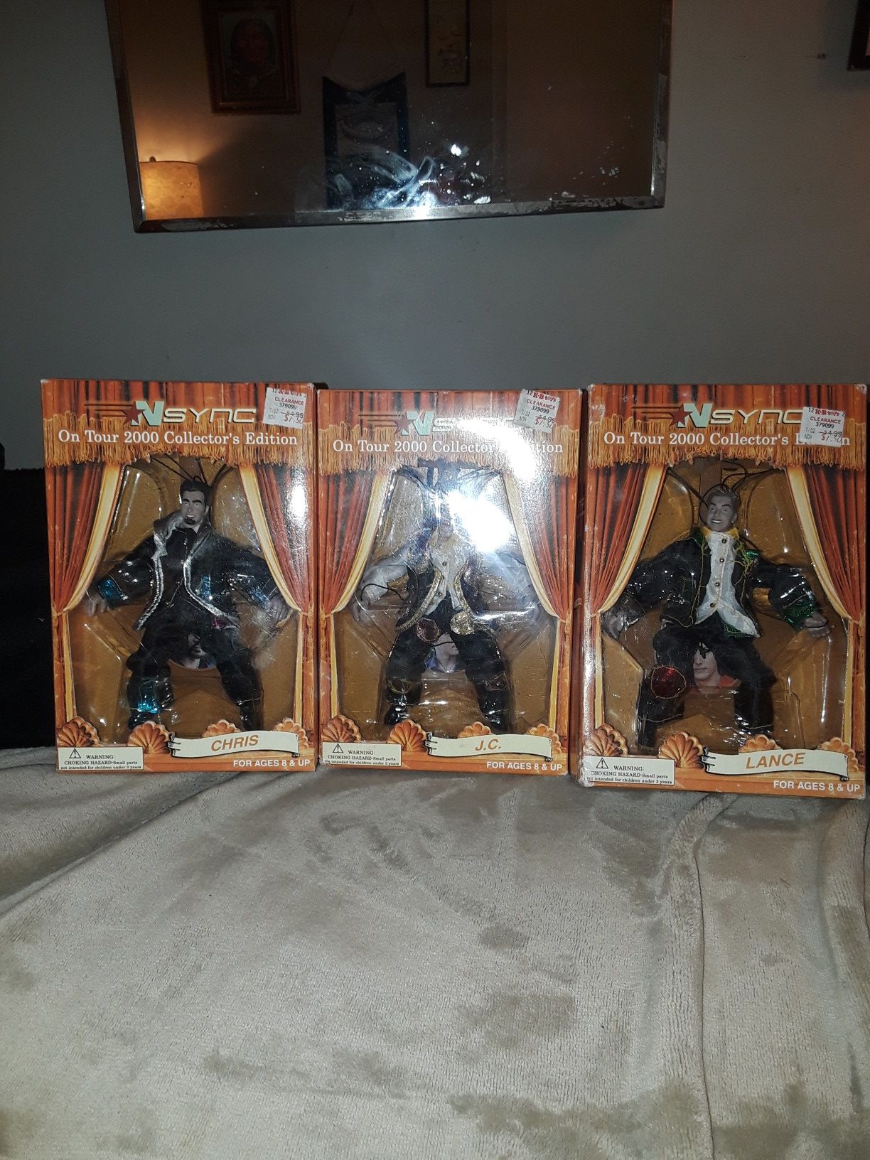 Very rare unopened Nsync action figures Lot