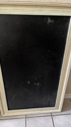 Chalk board wall decor