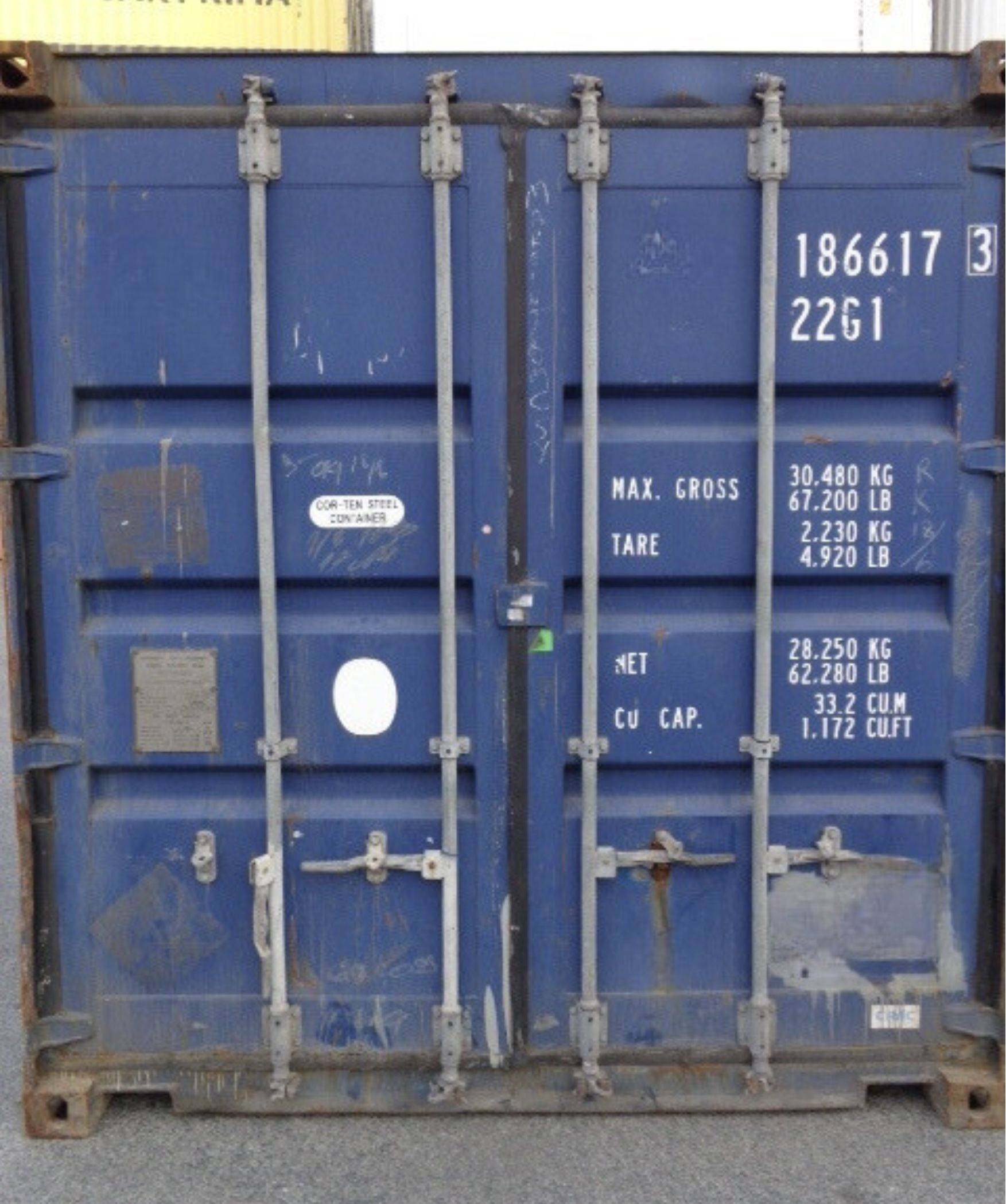 20GP USED WWT 20FT SHIPPING CONTAINER EL PASO