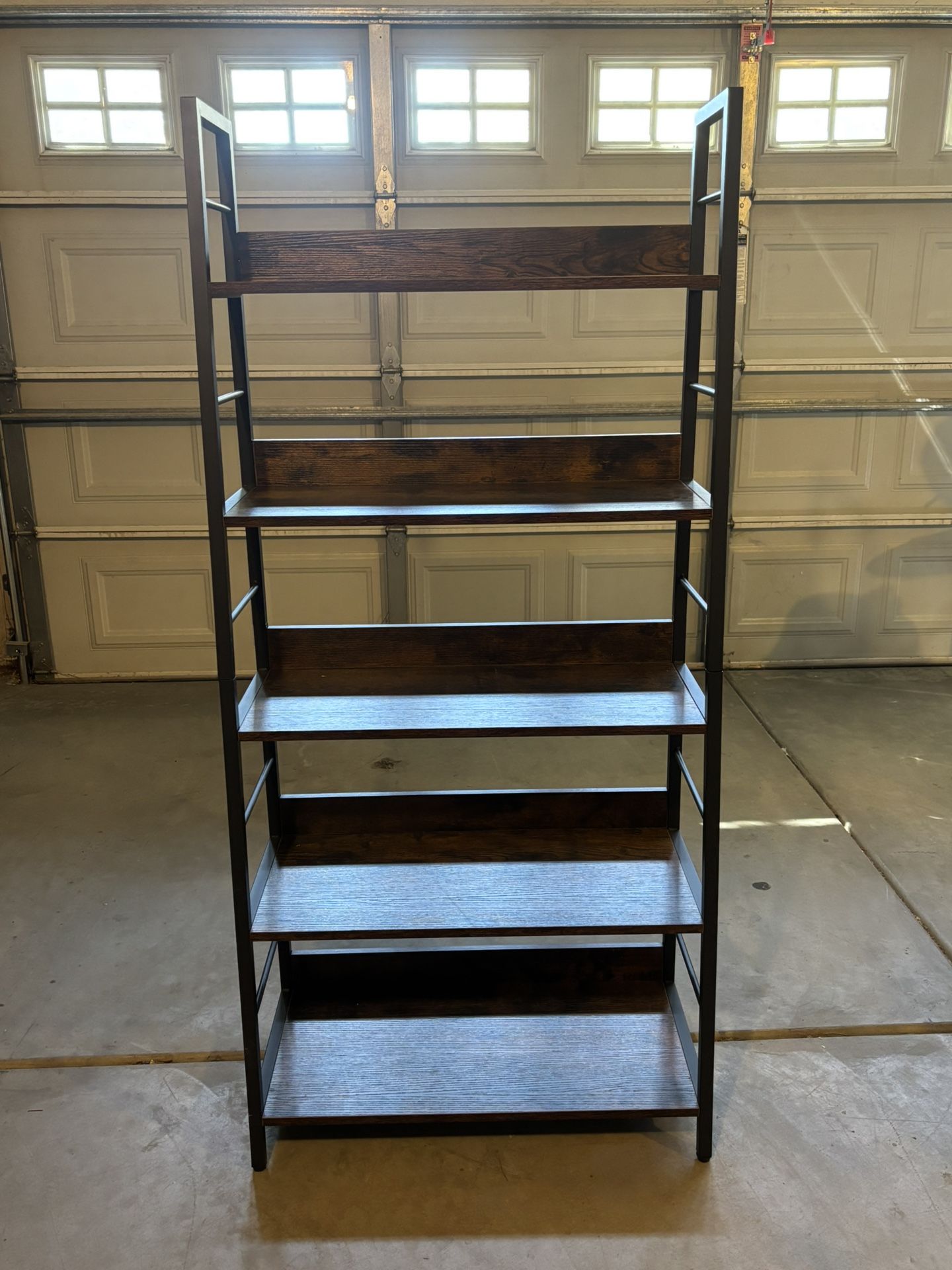 5-shelving Wood Book Case