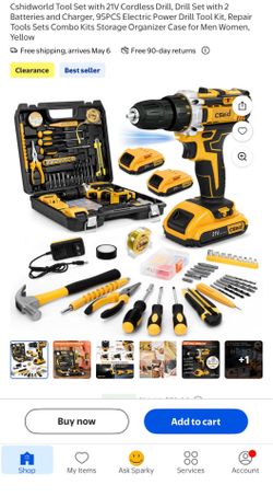 CORDLESS DRILL SET 95 PCS
