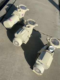 Swimming pool pumps
