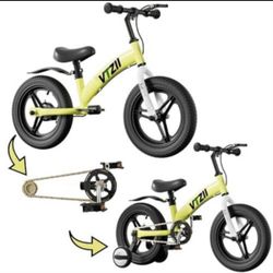 VIZARI Bolt 2-in-1 Balance Bike & Pedal Bike – Brand New in Box