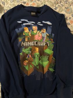 Boys Minecraft Sweater Large