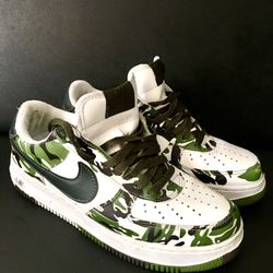 Air force 1 camo green online