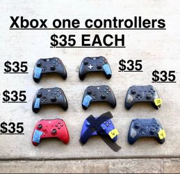Xbox One controllers $35 EACH (FIRM) all tested  and cleaned