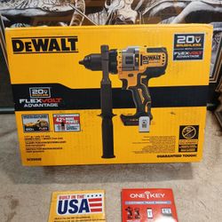 NEW DEWALT 20V BRUSHLESS 1/2 HAMMER DRILL 
