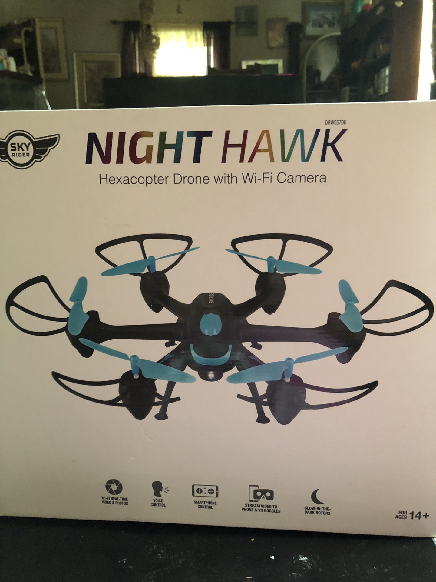 Night hawk helicopter drone w/ camera