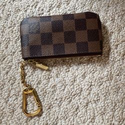 LOUIS VUITTON 2020 Damier Ebene Key Pouch 