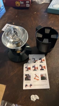 Cup holder butane heater
