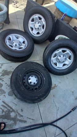16" inch wheels with tires