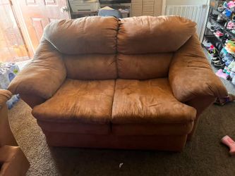 Couch set with pull out bed